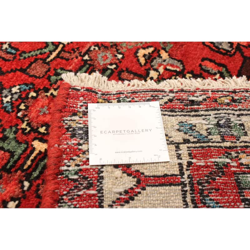 ECARPETGALLERY Hand-knotted Andelz Red Wool Rug - 2' 7" x 9' 7"