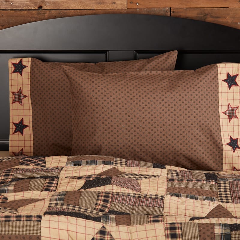 Bingham Star Pillow Case Set - Standard