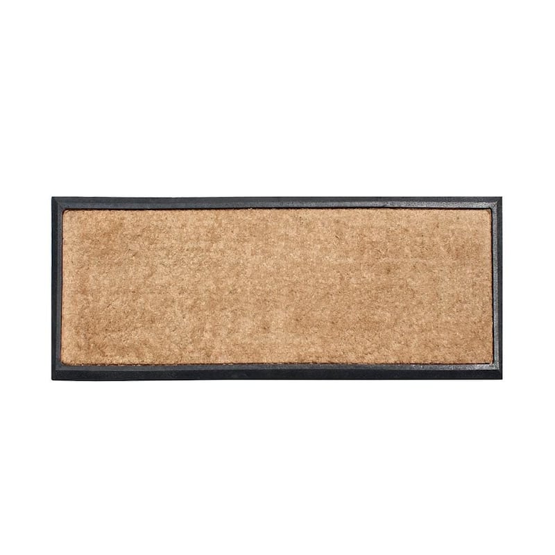A1HC First Impression Natural Coir Double Doormat - 18"X48" - 18"x48"