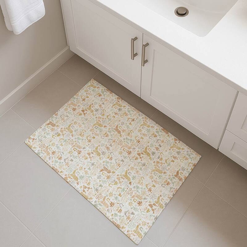 Machine Washable Indoor/ Outdoor Cowboy Dallas Chantille Rug