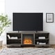 preview thumbnail 14 of 17, Middlebrook Hilla 70-inch Modern Fireplace TV Stand