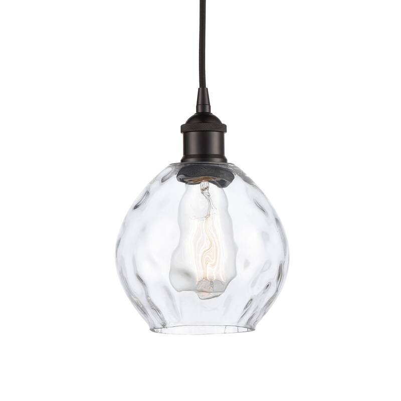 Innovations Lighting 616-1P-9-6 Waverly Pendant Waverly 6" Wide Mini - Oil Rubbed Bronze / Clear