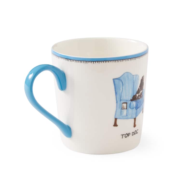 Kit Kemp for Spode Doodles Top Dog Mug