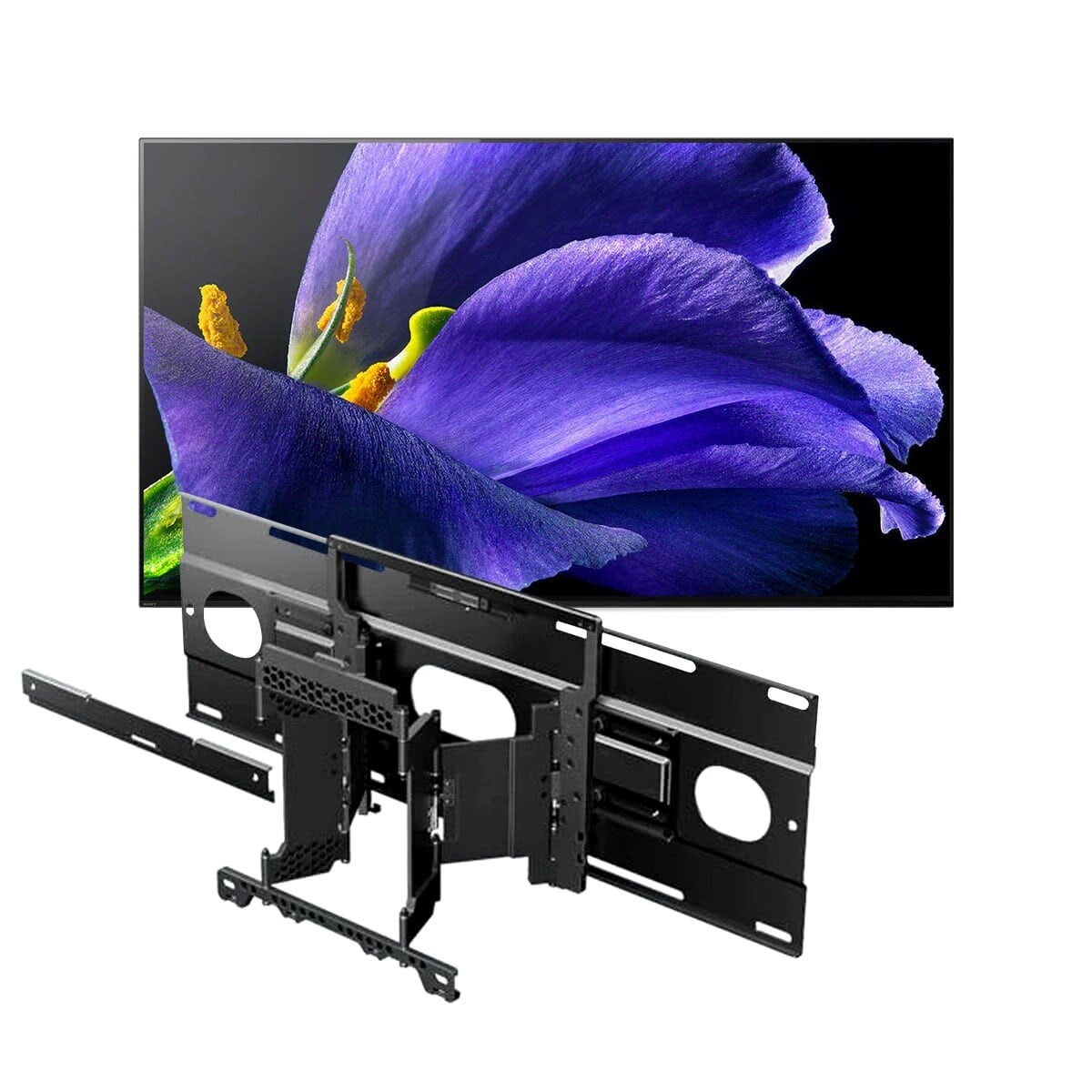 Shop Sony Xbr 55a9g 55 Bravia Oled 4k Uhd Hdr Tv With Su Wl855 Ultra Slim Swivel Tv Mount Black Overstock 31722607