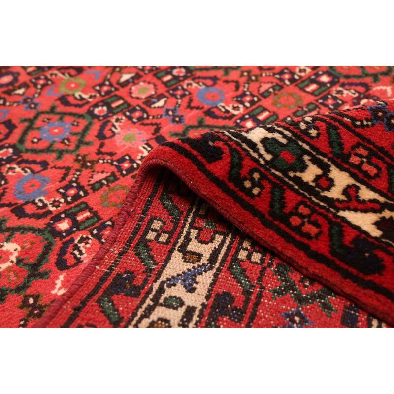 ECARPETGALLERY Hand-knotted Andelz Red Wool Rug - 2'9 x 9'9