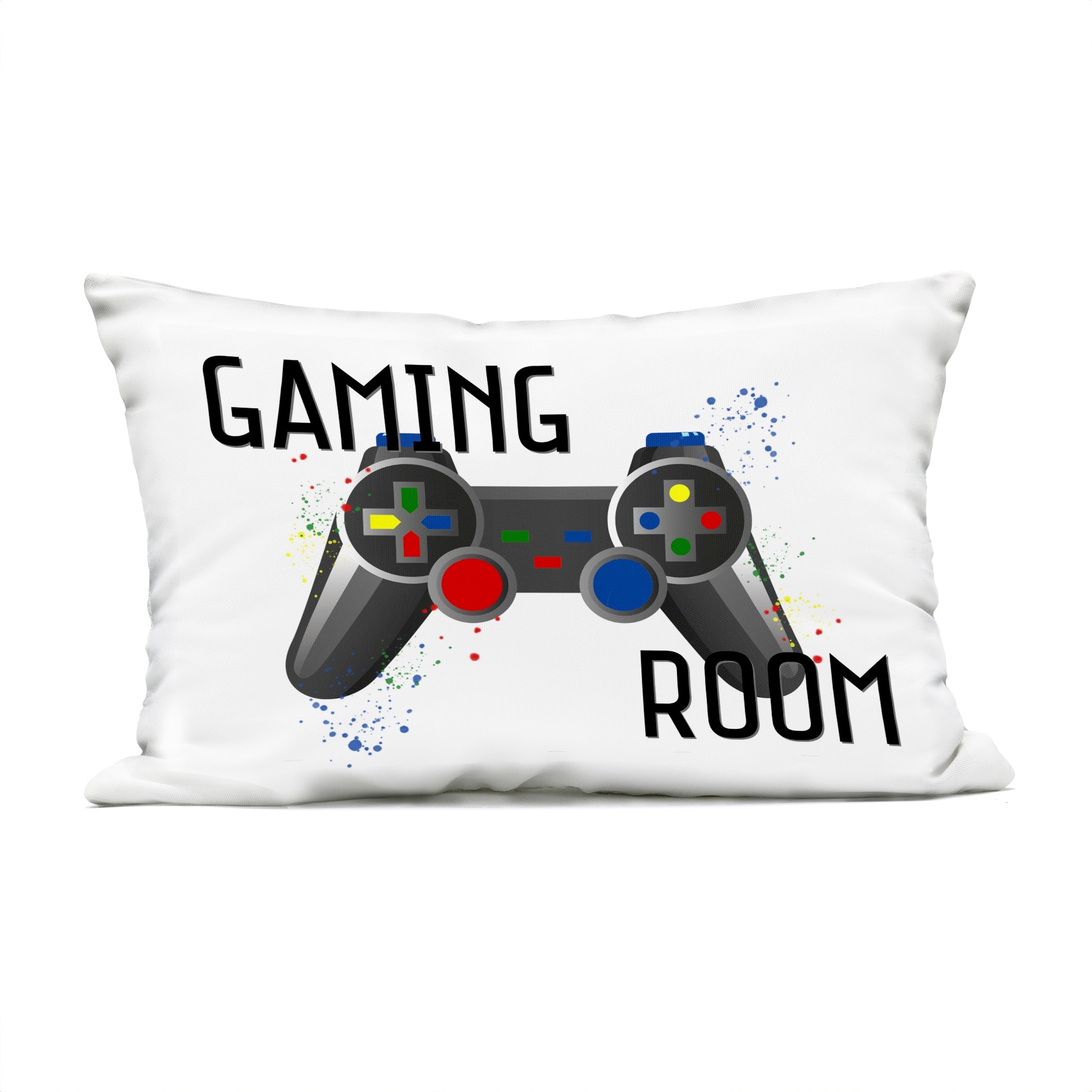Stupell Vintage Gaming Room Controller Printed Outdoor Throw Pillow Design by Kim Allen