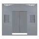 preview thumbnail 32 of 30, Full Size Solid Wood House Loft Bed with Ladder and Wardrobe for Kids