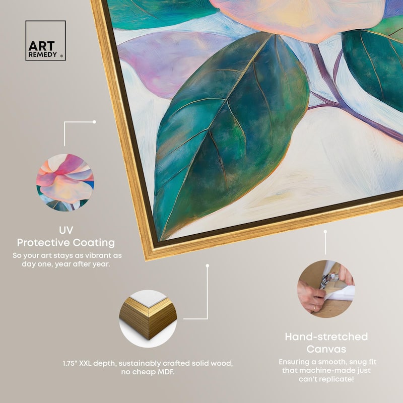 Pink Magnolia II Canvas by Art Remedy