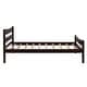 preview thumbnail 23 of 25, Classic Design Easy to Clean Twin Size Wood Platform Bed with Headboard and Wooden Slat Support
