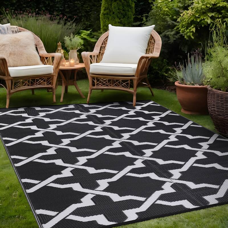 Beverly Rug Reversible Trellis Pattern Indoor/ Outdoor Area Rug