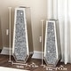 preview thumbnail 2 of 23, Glam Tall Crushed Diamond Floor Vase