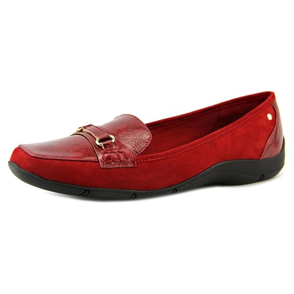 Karen Scott Jazmin Women Round Toe Canvas Red Flats