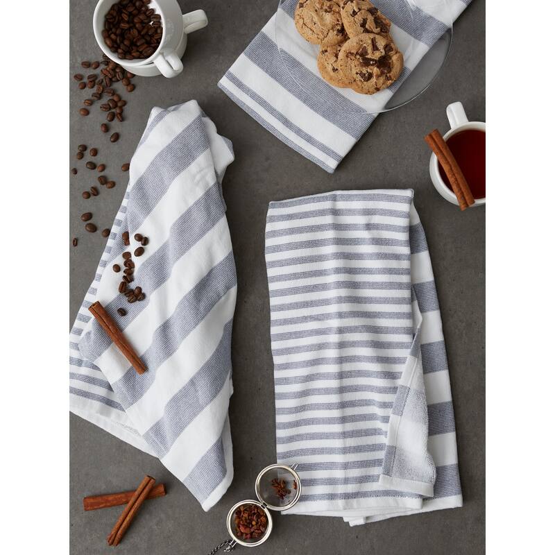 Asst Barn Red French Terry Dishtowel Set/3