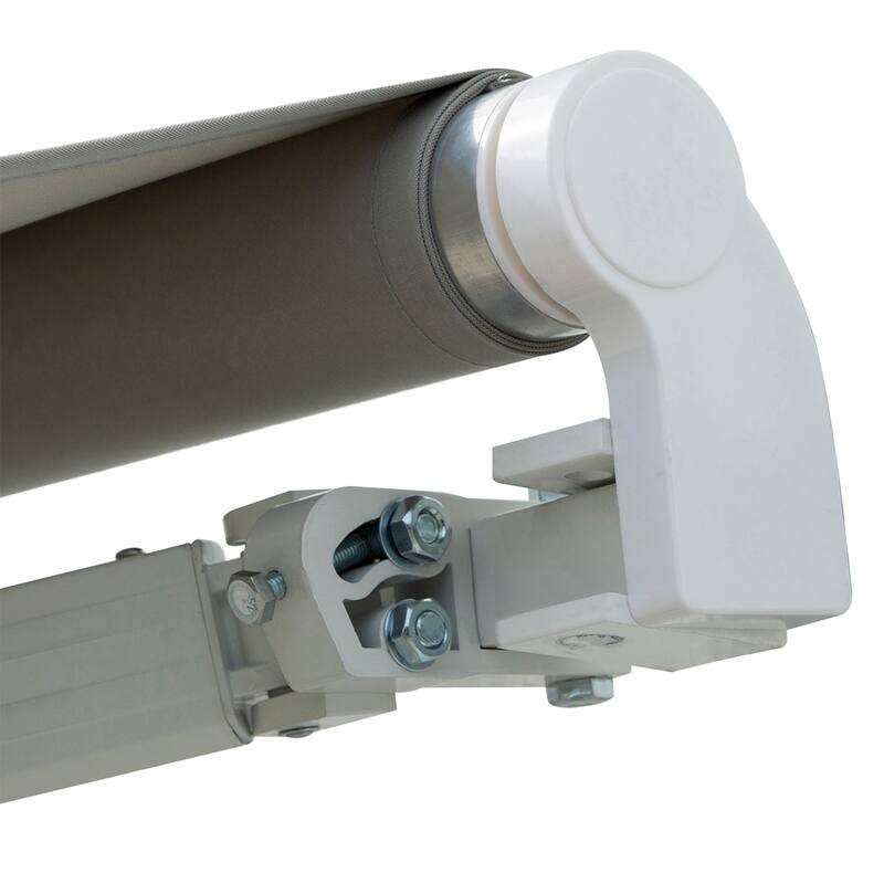 Outsunny 8' x 6.6' Outdoor Patio Manual Retractable Exterior Window Awning
