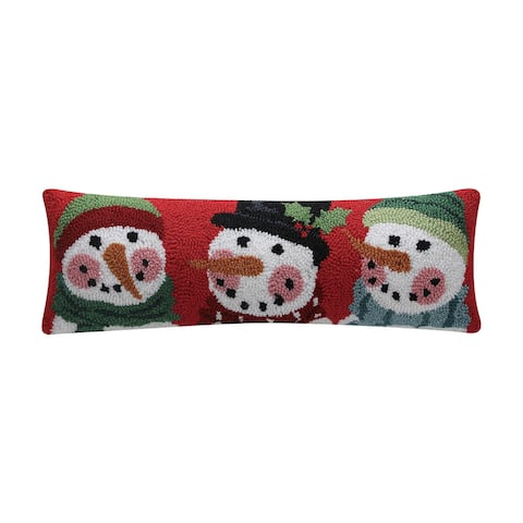 Snowman Trio Hook Pillow