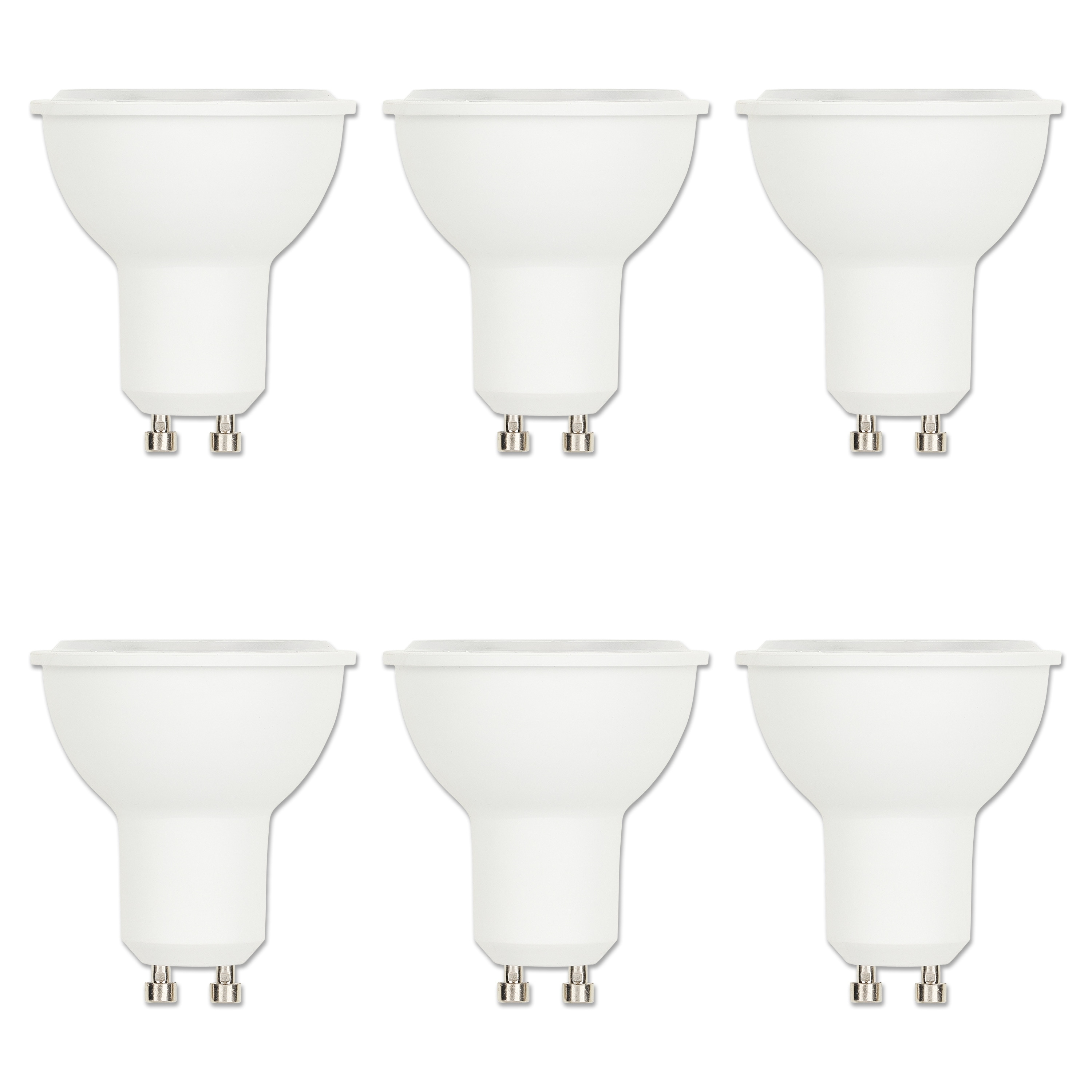 Westinghouse Lighting 7-Watt (50-Watt Equivalent) Bright White Light MR16 Flood Dimmable LED Light Bulb, GU10 Base, 6 Pack