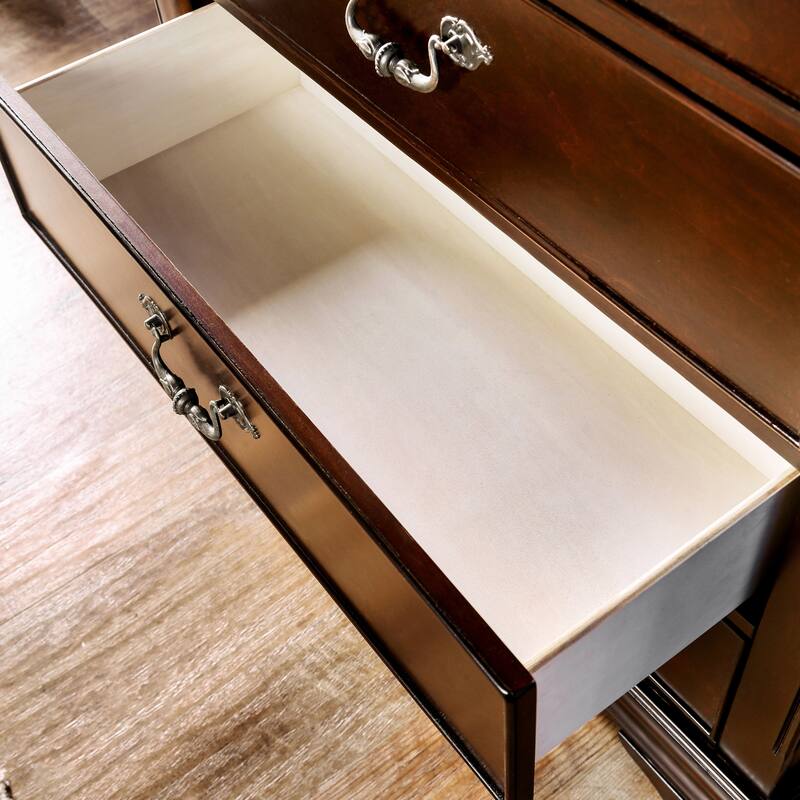 Diva Traditional Cherry Solid Wood 6-Drawer Chest by Furniture of America
