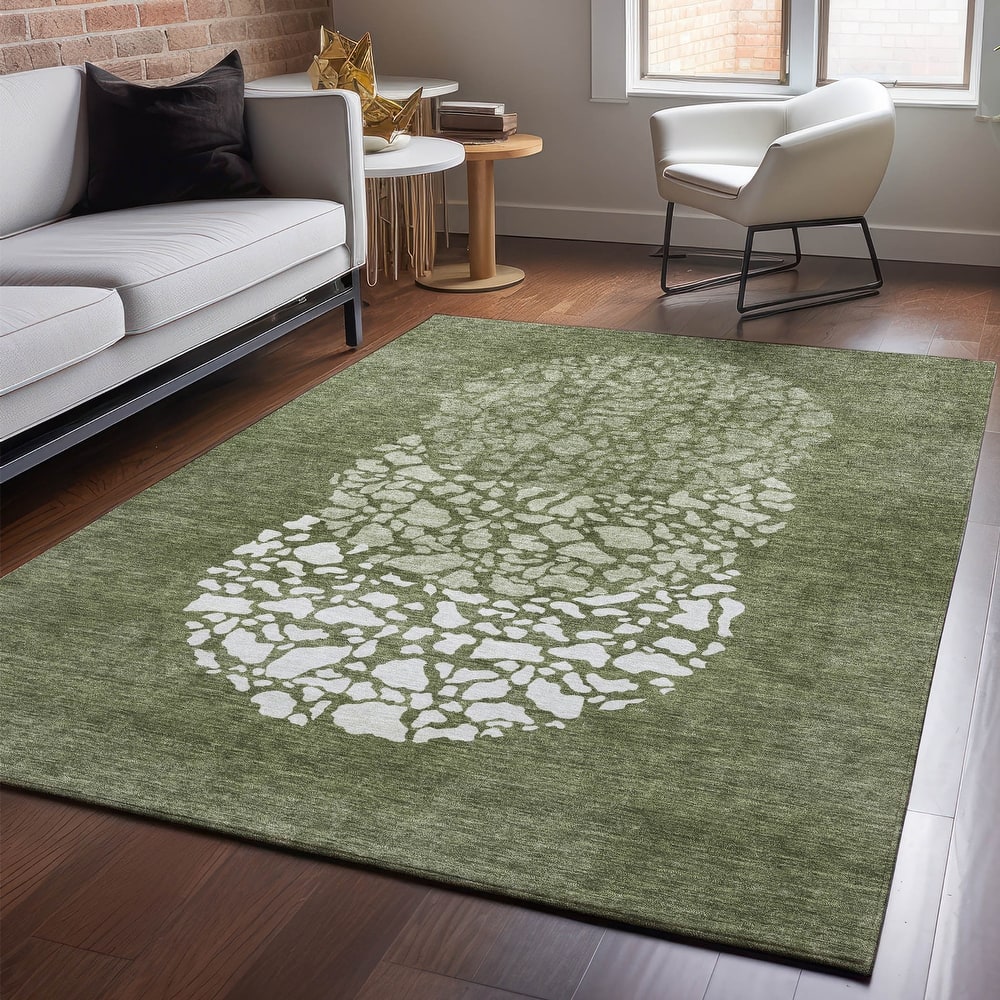 Premium Washable Super Soft Modern Fragments Mayfield Rug