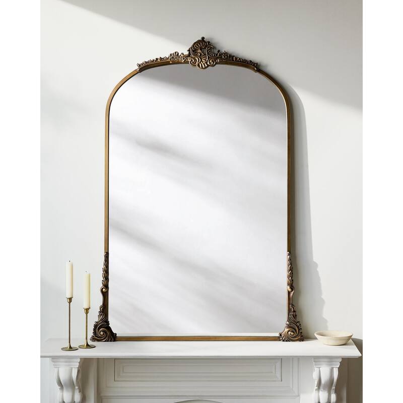 Livabliss Nightingale Traditional Accent Mirror - 49"H x 35"W x 2"D