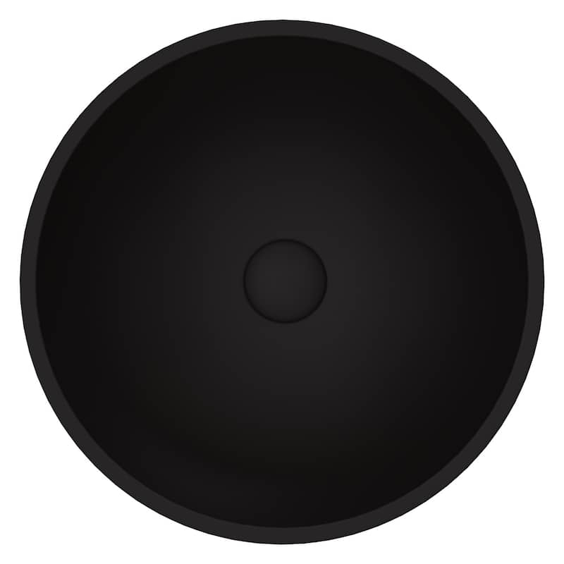 Vigo Cavalli 15" Circular Glass Vessel Bathroom Sink