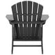 preview thumbnail 57 of 96, Altura Classic Outdoor Eco-Friendly All Weather Adirondack Chairs with Side Table (3-Piece Set)