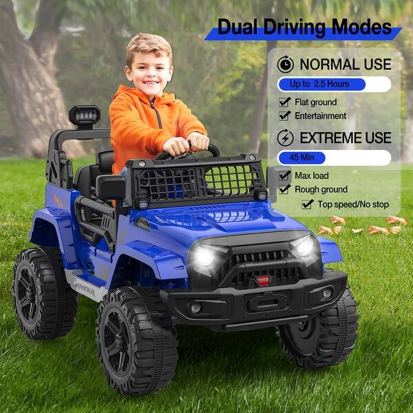 slide 2 of 7, 12V Electric Ride-On Truck