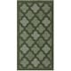 preview thumbnail 80 of 99, Nourison Easy Care Indoor/Outdoor Moroccan Trellis Area Rug 2' x 4' - Green