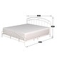 preview thumbnail 14 of 27, Jolie Arched Scroll Metal Bed