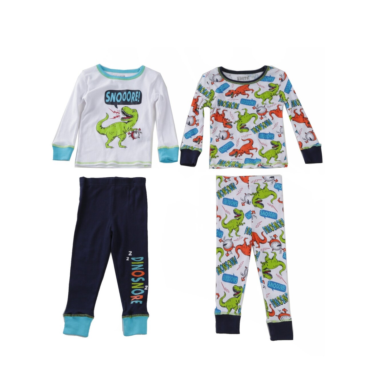 Shop Rene Rofe Toddler Boys Club Snug Fit 4 Piece Pajama Set