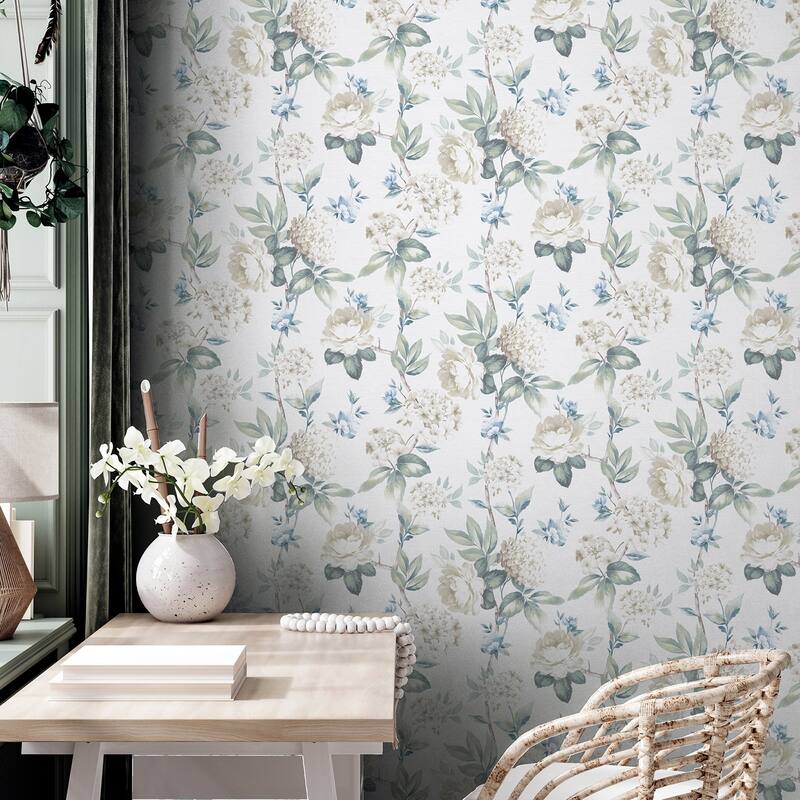 Arthouse Atley Light Green Floral Wallpaper