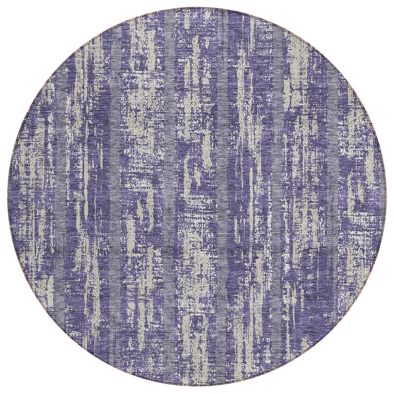 Machine Washable Indoor/ Outdoor Chantille Ombre Stripe Rug