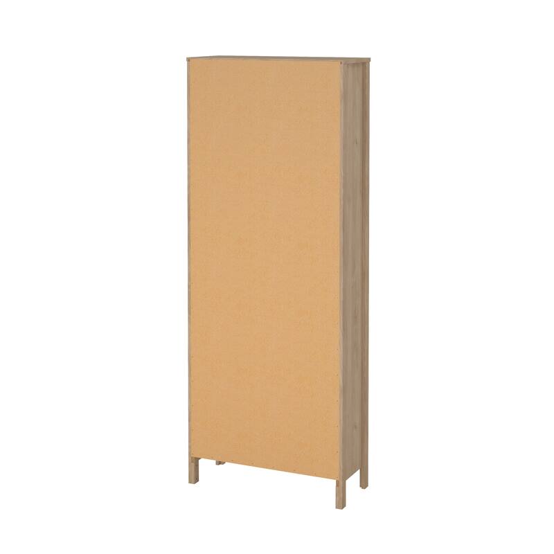 Porch & Den Madrid Adjustable 6 Shelf Bookcase