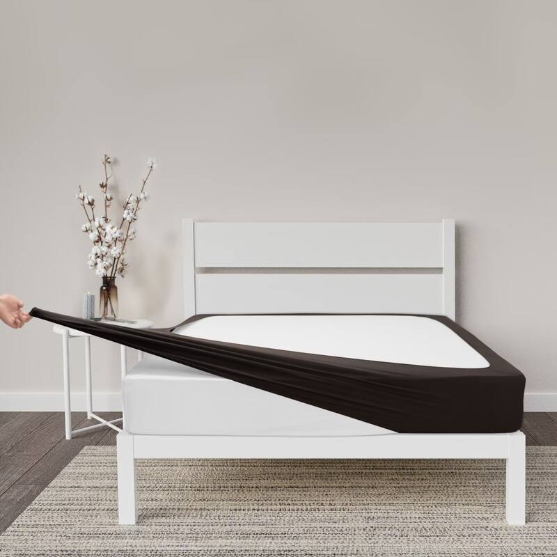 HIgh Stretch Jersey Knit Wrap Around Box Spring Cover
