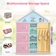 preview thumbnail 19 of 30, Costway Kids Costume Storage Closet Children Pretend Dresser with - See Details