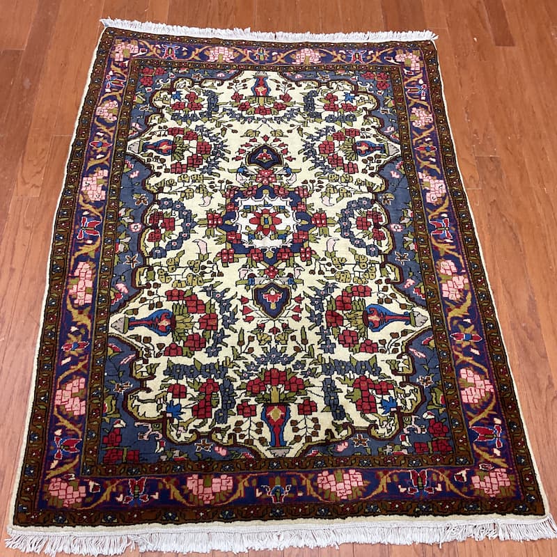 HERAT ORIENTAL Handmade Bidjar Wool Rug - 3'10" x 5'2"