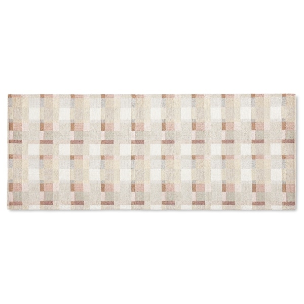 slide 2 of 12, Martha Stewart Stella Owen Plaid Slip-Resistant Kitchen Mat