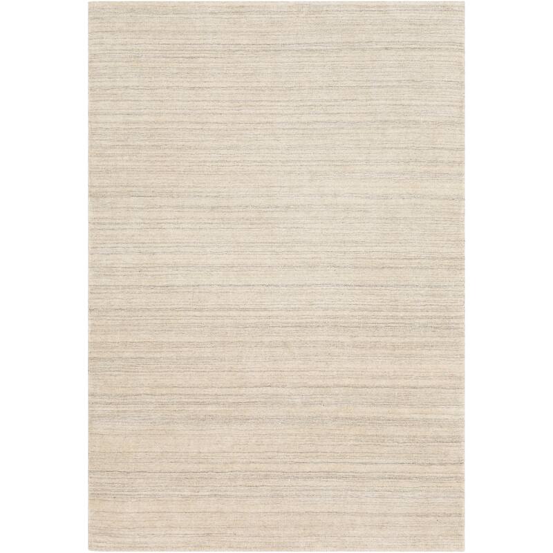 Viteri Handmade Solid Wool Blend Area Rug