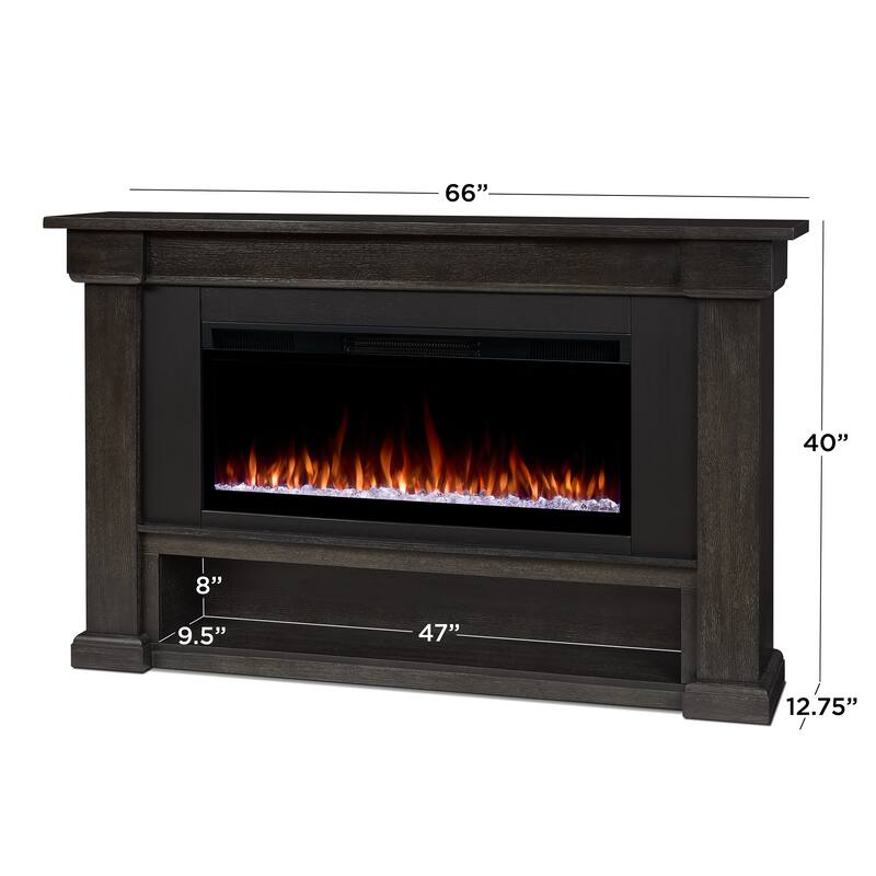 Bristow 66" Smart Landscape Electric Fireplace by Real Flame