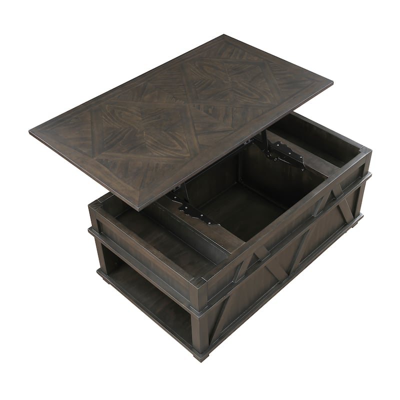 Varlet Rectangular Wood Lift Top Cocktail Table