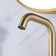 preview thumbnail 8 of 7, Luxury 360 Degree Swivel Bathroom Faucet Widespread with 2 Handles in Brushed Gold