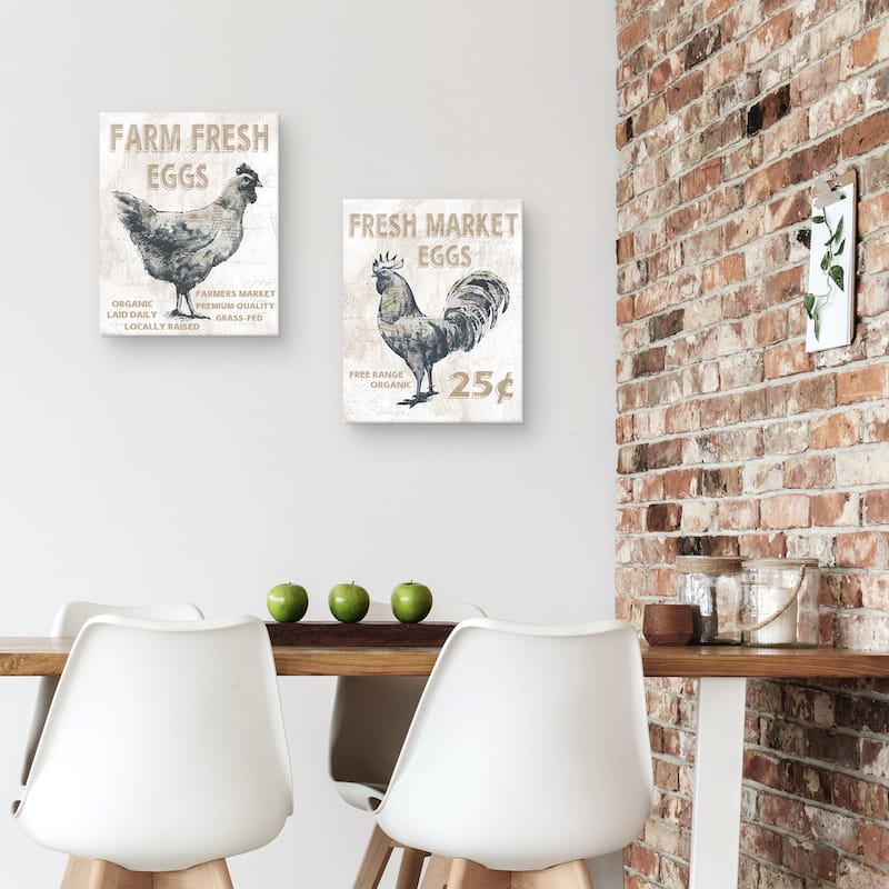 Farm Fresh by Conrad Knutsen Canvas S/2 by Conrad Knutsen Canvas Art Prints