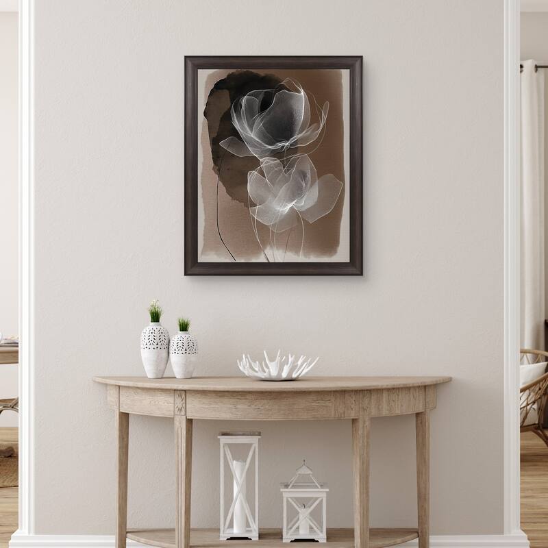 Masterpiece Art Gallery| Gossamer Chocolate I by Annabelle Hall - Framed Canvas Art Print