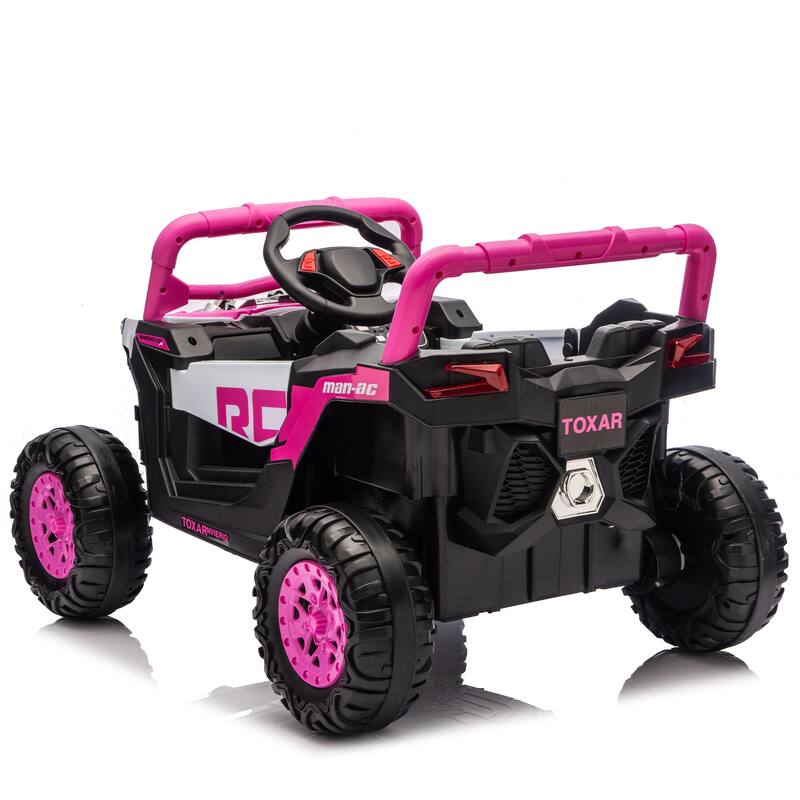 12V Kids Ride On Electric UTV W/2.4G Parents Control, Slow Start & Swing Function, Anti-Slip Wheels