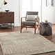 preview thumbnail 1 of 9, Loba Handmade Modern Wool Area Rug Taupe - 2' x 3'