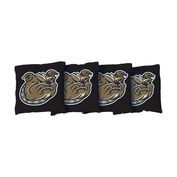 slide 2 of 3, Bryant University Bulldogs Black Cornhole Bags All-Weather Resin Filled