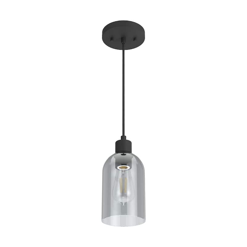 Hunter Lochemeade 1-Light Mini Pendant - Kitchen Island, Dining Room - Modern Farmhouse, Contemporary, Industrial