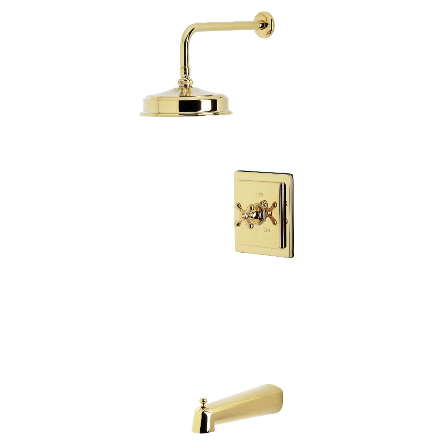 Kingston Brass Revival Single-Handle Pressure Balanced Tub and Shower Faucet