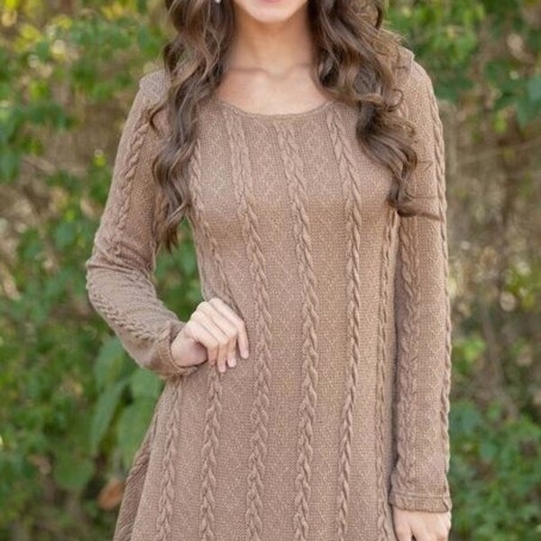 long sleeve sweater dress plus size