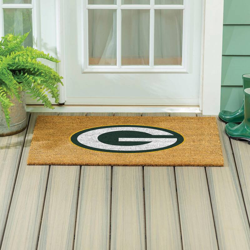 Green Bay Packers Full Color Indoor/Outdoor Coir Mat