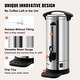 preview thumbnail 7 of 14, VEVOR Commercial Coffee Urn 50-110 Cup Stainless Steel Coffee Dispenser Fast Brew